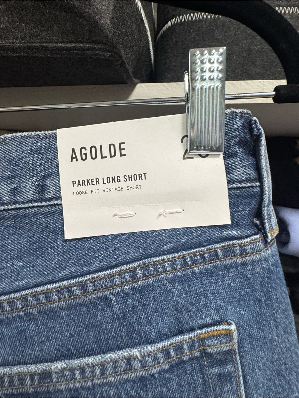 NWT Agolde High-Rise Parker Long Short | Loose Fit Vintage - Picture 4 of 6